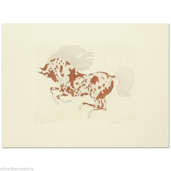 "Painted" Limited Ed Etching by Guillaume Azoulay - Picture 1 of 5